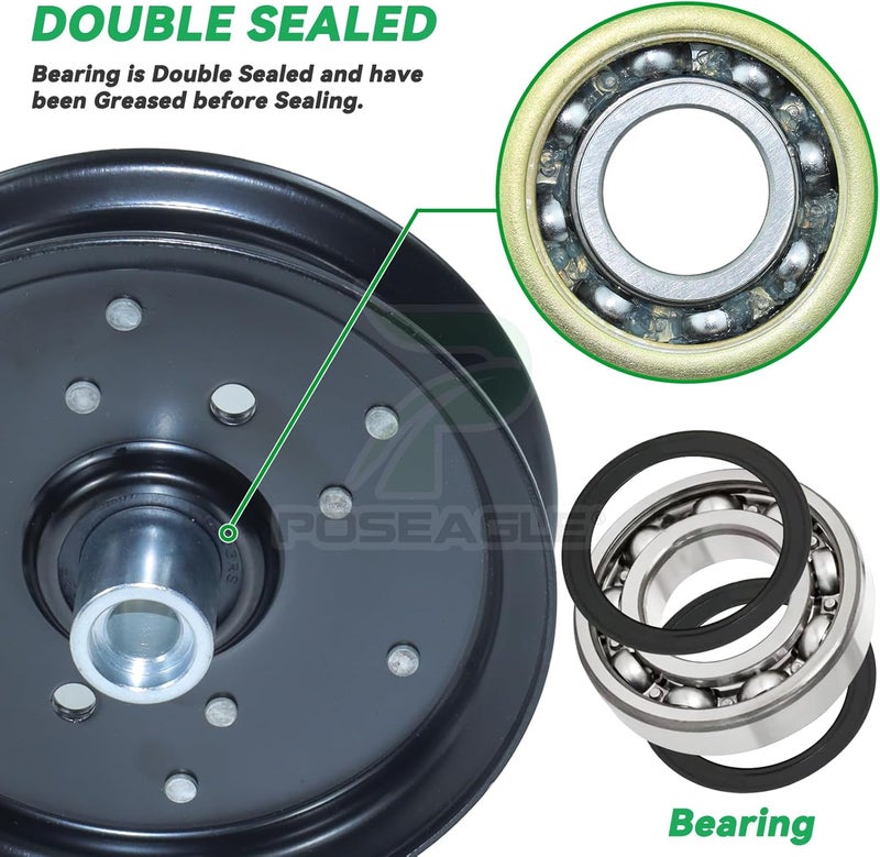 POSEAGLE 604231 Idler Pulley for Hustler Alpha MP 60" BigDog Blackjack 48" Raptor 52" Raptor Flip 48" 54" Raptor Limited 52" Raptor SD 48" 54" 60" Raptor SD EX 48" 54" Raptor SDX 54" Lawn Tractors - Image 4